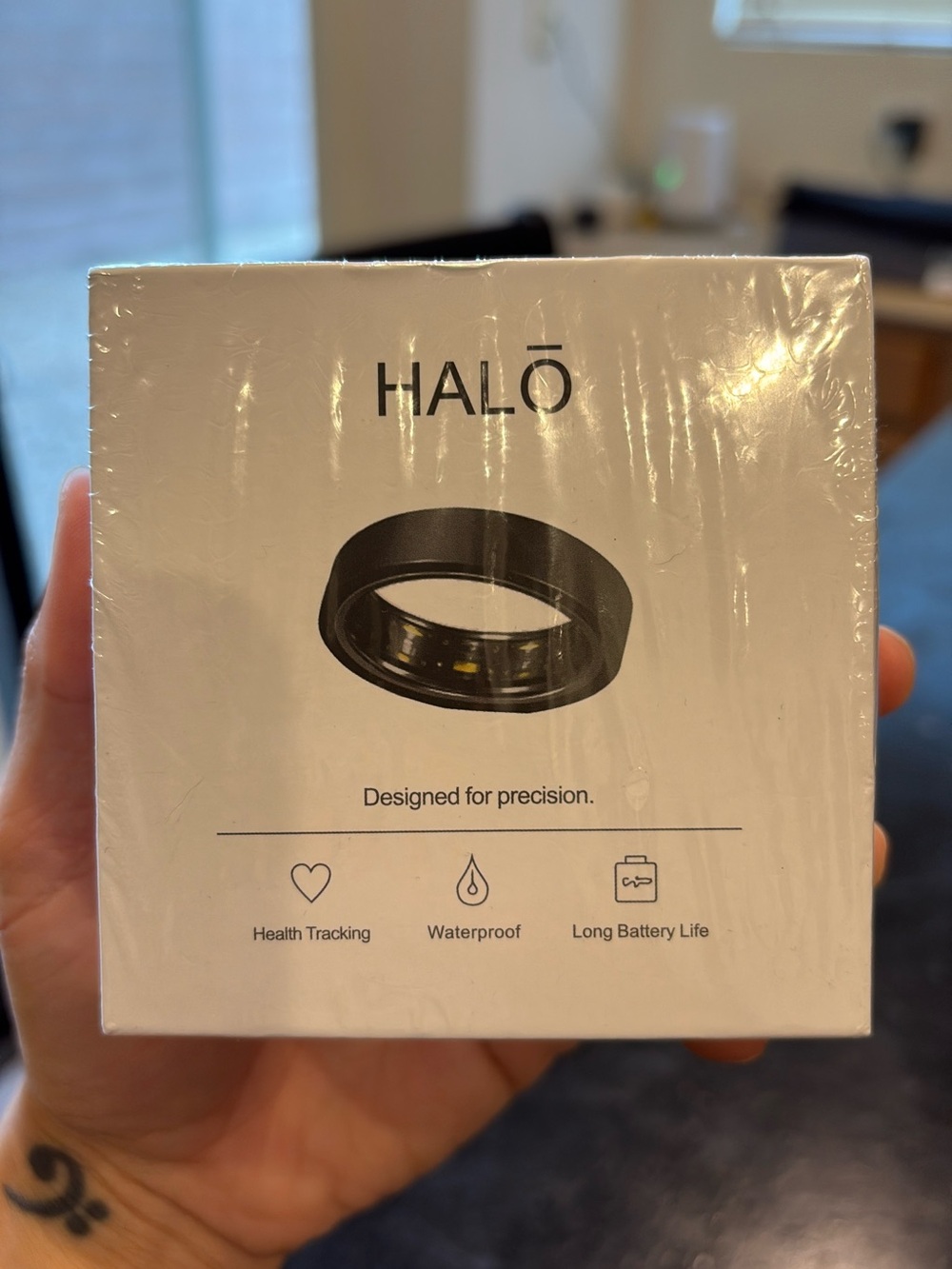 Rose Gold Halo Smart Ring Size 7 Unopened New